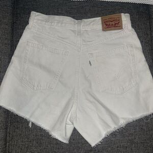 Levi's White Women's Shorts
